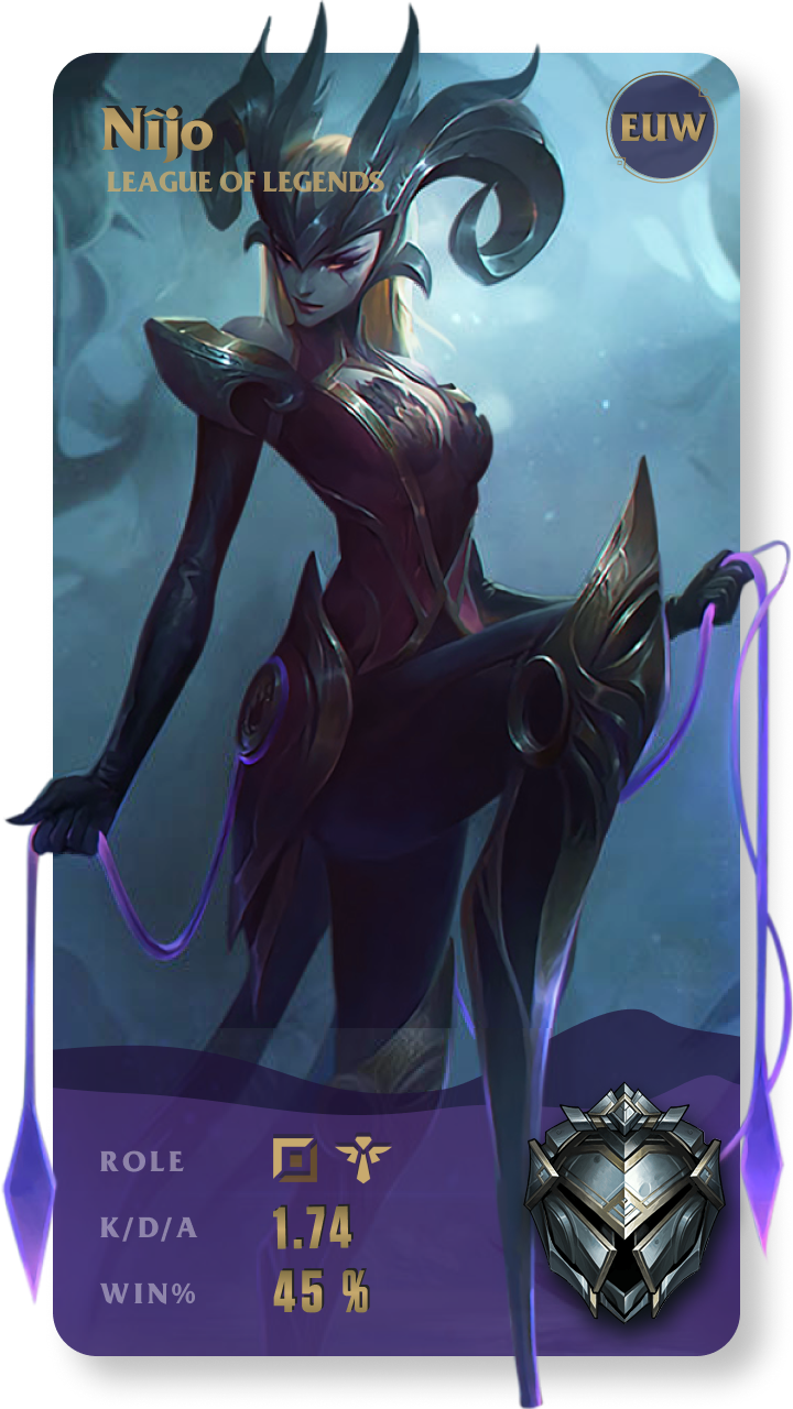 Nîjo League of Legends Gamecard